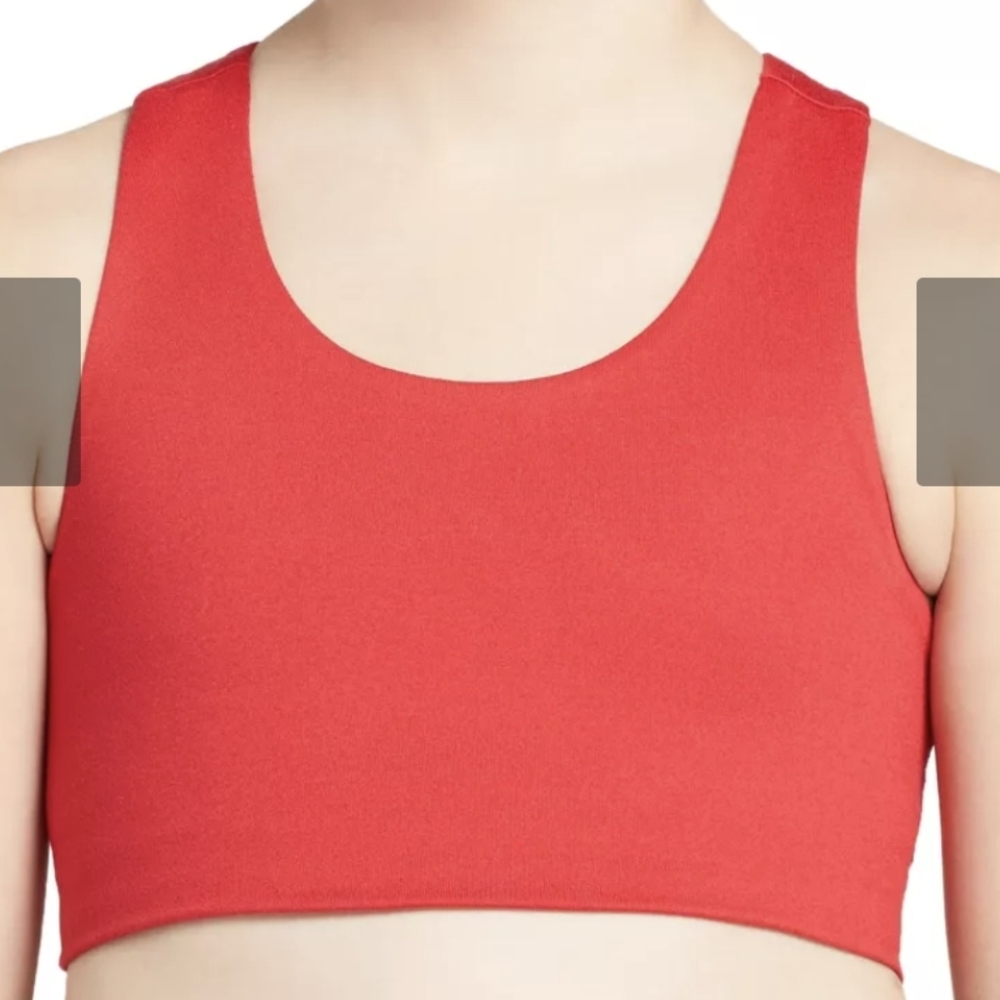 NWT Girls Red Sleeveless Crop Top